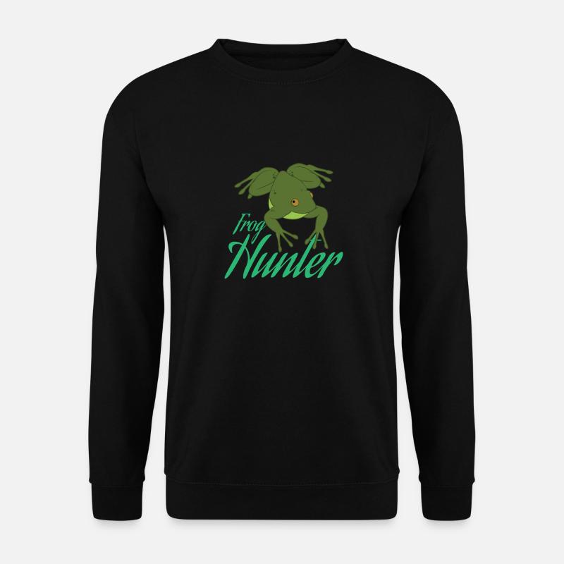 Frog Hunter - Unisex Pullover - Schwarz