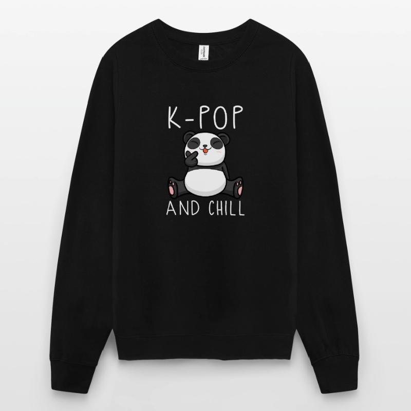 kpop, panda, corée, idée cadeau, coréen Sweat-shirt Unisexe