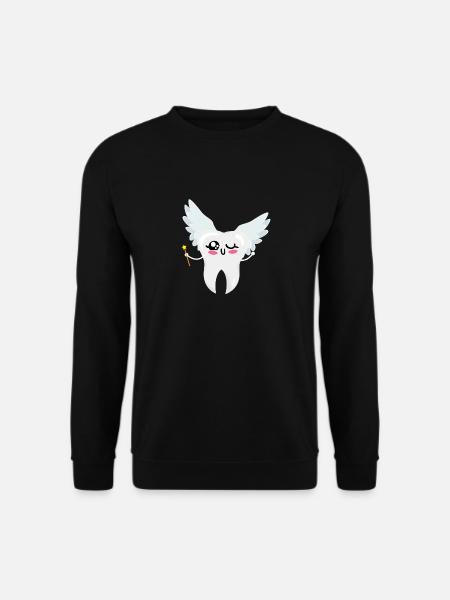 Zahnfee Zahnarzthelferin Zahn Fee Geschenk Motiv - Unisex Pullover - Schwarz