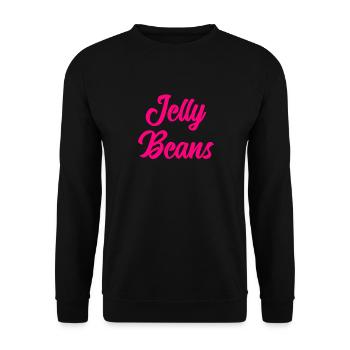 Jelly Beans mignon cadeau de Pâques - Sweat-shirt Unisexe - noir - Devant - Alina (178cm) & Michal (187cm)