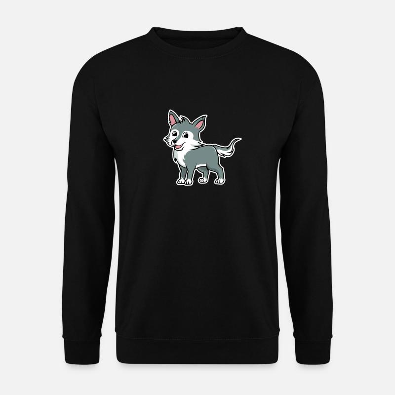 Sweet wolf - Unisex Sweatshirt - black