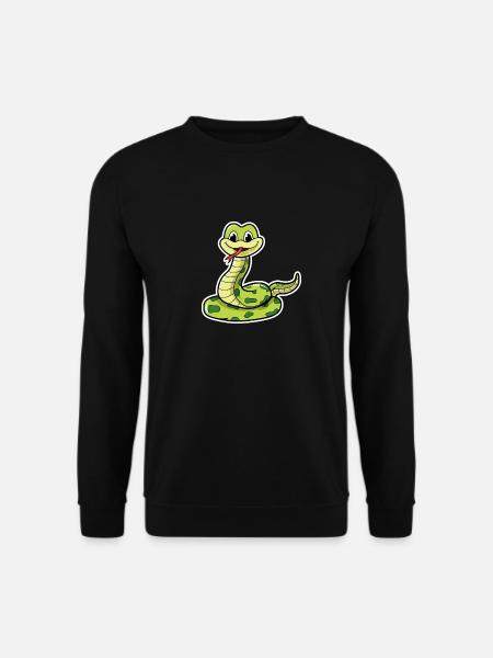 Süße Schlange - Unisex Pullover - Schwarz