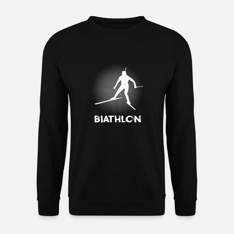 Biathlon - Unisex Pullover - Schwarz