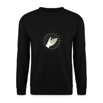 Key Of Life Farmers Grain - Unisex Sweatshirt - black - Front - Alina (178cm) & Michal (187cm)