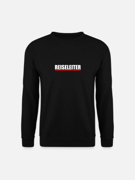 Reiseleiter Tour Guide Arbeit Reisegruppe Motiv - Unisex Pullover - Schwarz