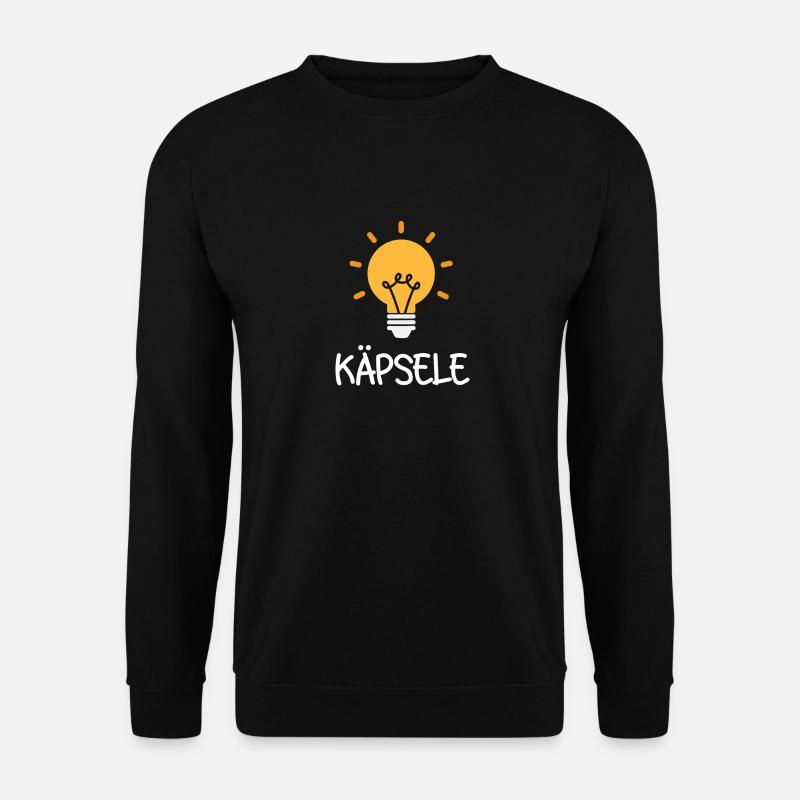 Käpsele Genie Schwäbisch Schwabe Geschenk - Unisex Pullover - Schwarz