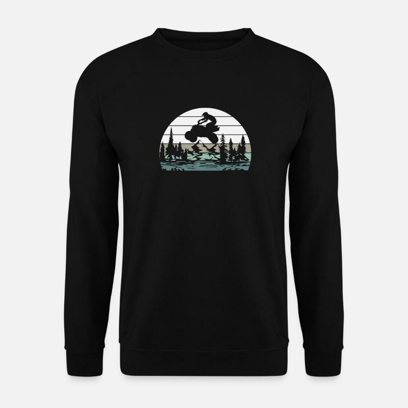 ATV Rider Off Road im Freien Geschenk - Unisex Pullover - Schwarz