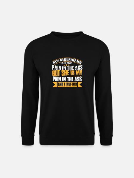 Lustiges Freundin-Paar-Geschenk - Unisex sweater - sort