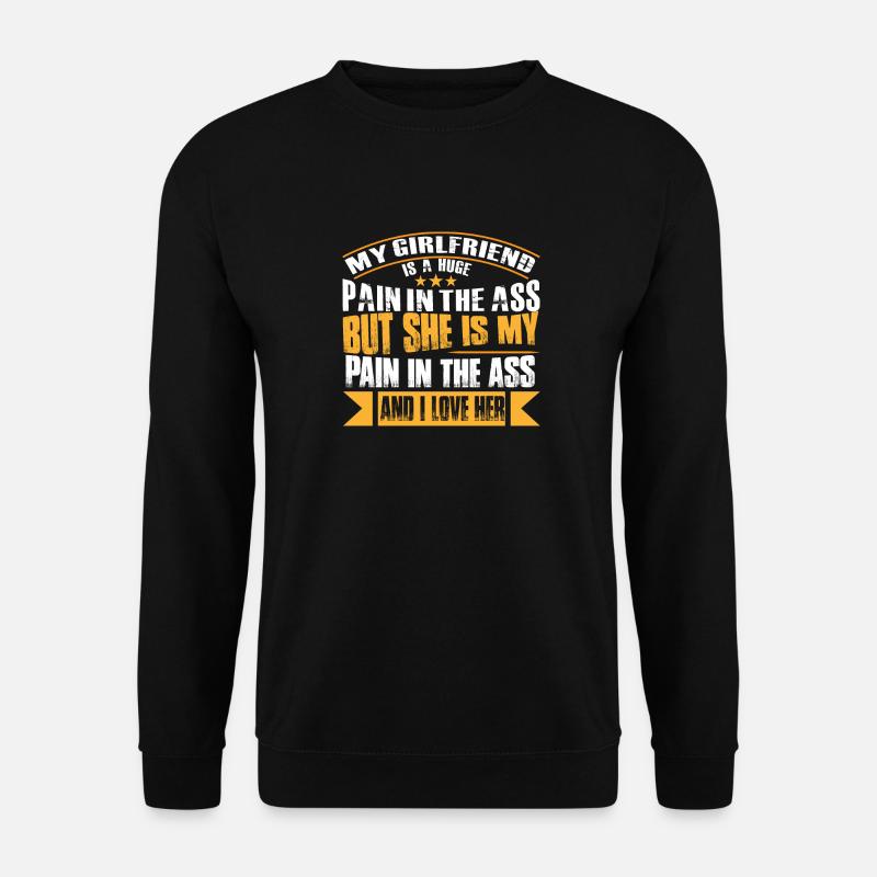 Funny Girlfriend Couple Gift - Unisex Sweatshirt - black