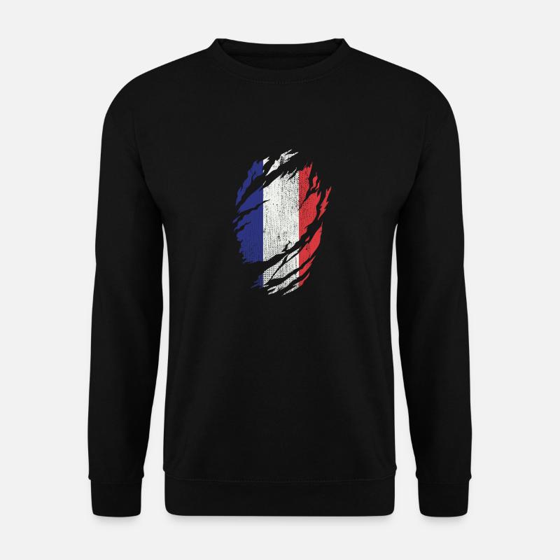 france - Unisex Pullover - Schwarz
