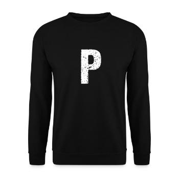 Salz und Pfeffer Kostüm Karneval Partnerlook - Unisex Pullover - Schwarz - Vorne - Alina (178cm) & Michal (187cm)