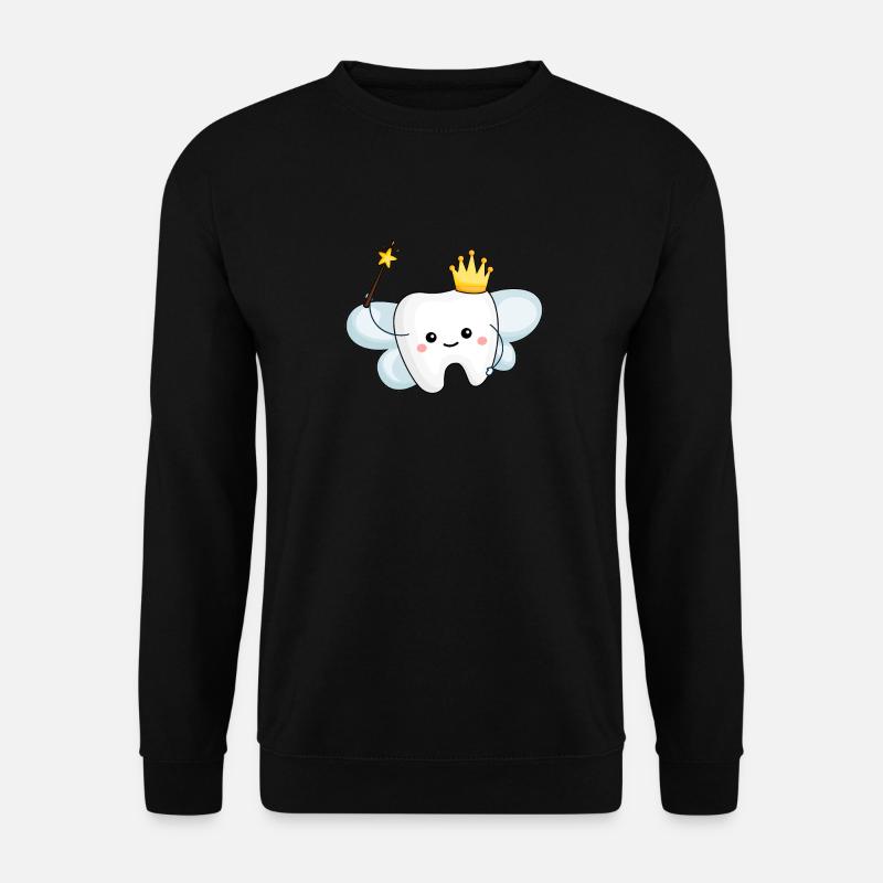 Zahnfee Kawaii Zahnarzthelferin Karneval Fasching - Unisex Pullover - Schwarz
