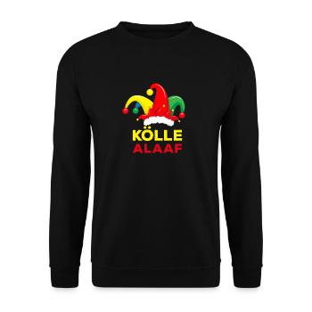 Kölle Alaaf Cologne carnaval costume cadeau carnaval - Sweat-shirt Unisexe - noir - Devant - Alina (178cm) & Michal (187cm)