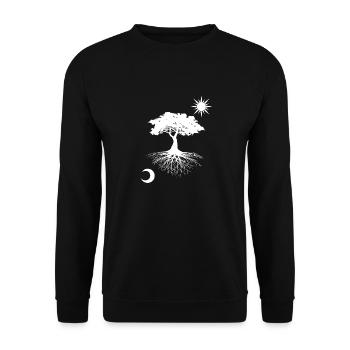 Sauver la planète Green Clean écologique - Sweat-shirt Unisexe - noir - Devant - Alina (178cm) & Michal (187cm)