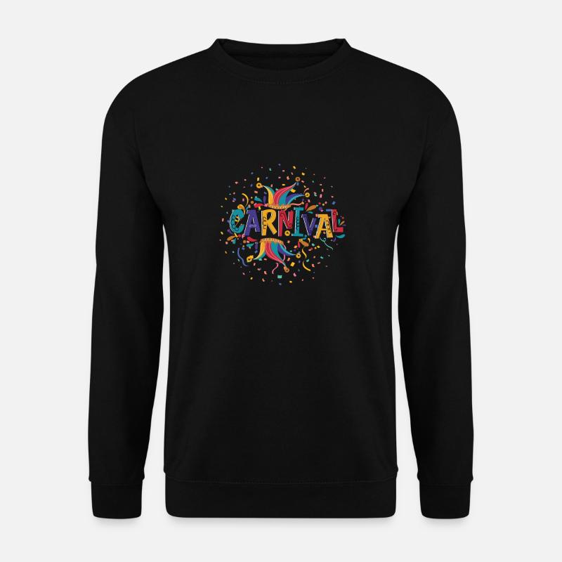 Fasching - Unisex Pullover - Schwarz