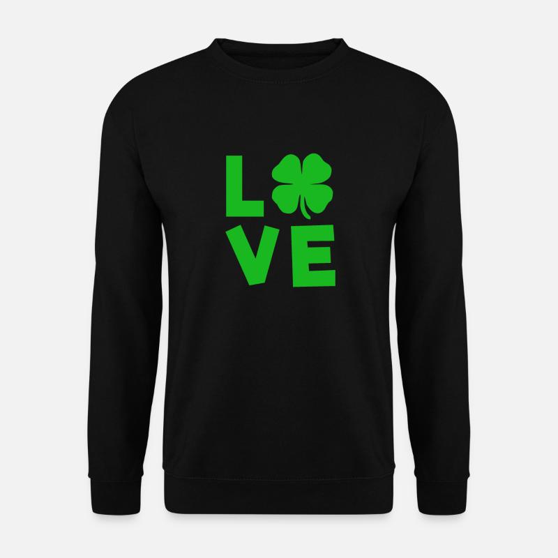St Patricks day love - Unisex Sweatshirt - black