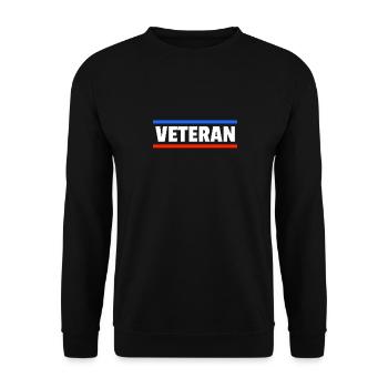 Journée commémorative des anciens combattants aux États-Unis - Sweat-shirt Unisexe - noir - Devant - Alina (178cm) & Michal (187cm)