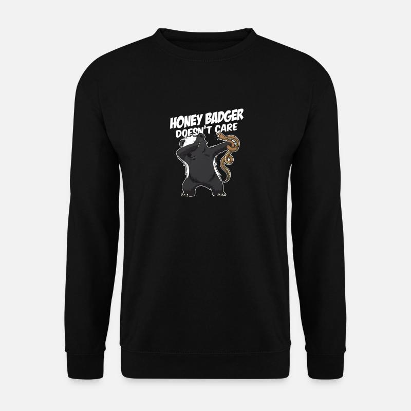 Honigdachs ist egal - Unisex Pullover - Schwarz