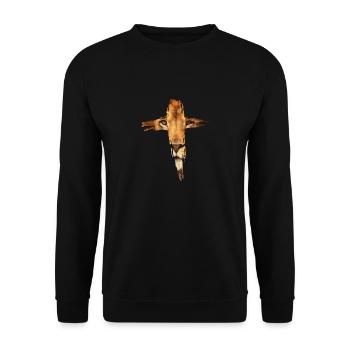Lion Of Judah Israelit oder Jude Gift - Unisex Pullover - Schwarz - Vorne - Alina (178cm) & Michal (187cm)