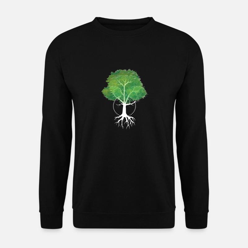 Baum-Tätowierung Tattoo Artist oder Naturliebhaber - Unisex Pullover - Schwarz