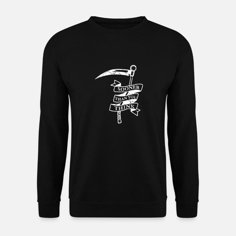 Cadeau de fan de Grim Reaper Scythe Grim Reaper - Sweat-shirt Unisexe - noir