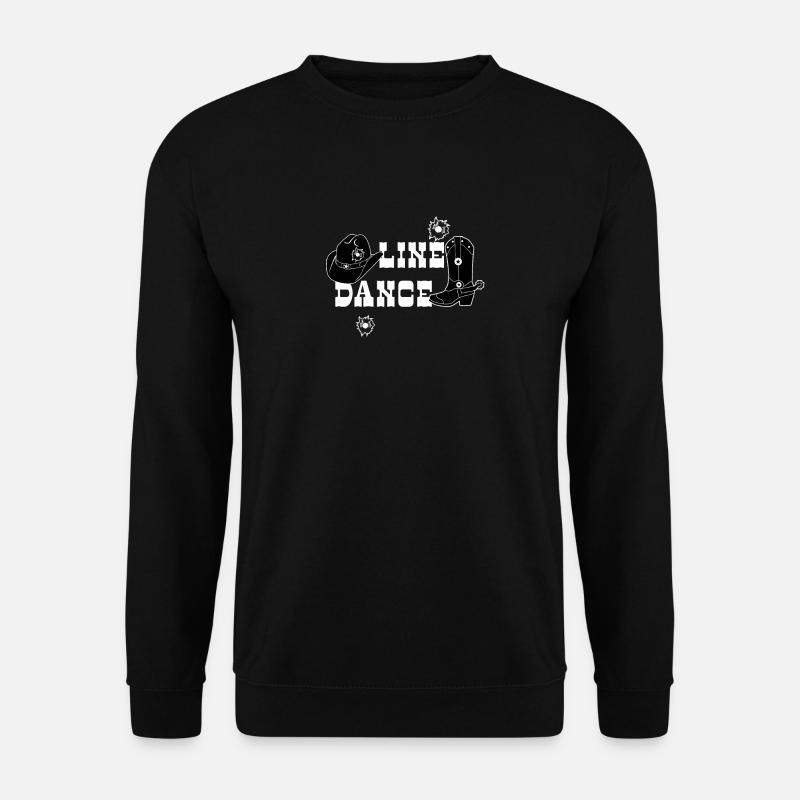 Line dancing - Line Dancer Geschenk T-Shirt - Unisex Pullover - Schwarz