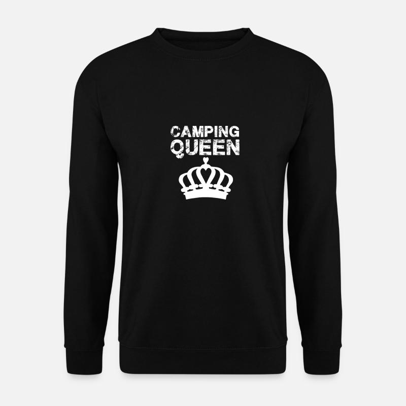 Camping Queen Camper - Unisex Sweatshirt - black