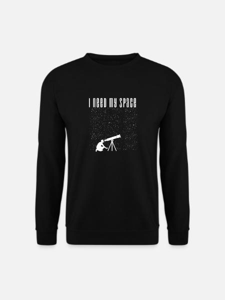 I need My Space future astronaut Shirt - Unisex Pullover - Schwarz
