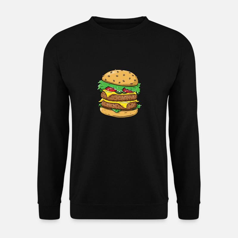 Burger - Unisex Sweatshirt - black