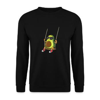 Swing d'avocat échangiste drôle - Sweat-shirt Unisexe - noir - Devant - Alina (178cm) & Michal (187cm)