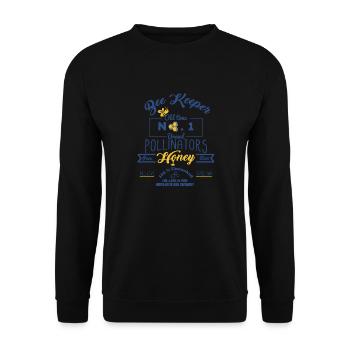 Bee Keepers Pollinators Honey Farmer Bottle Label - Unisex Sweatshirt - black - Front - Alina (178cm) & Michal (187cm)