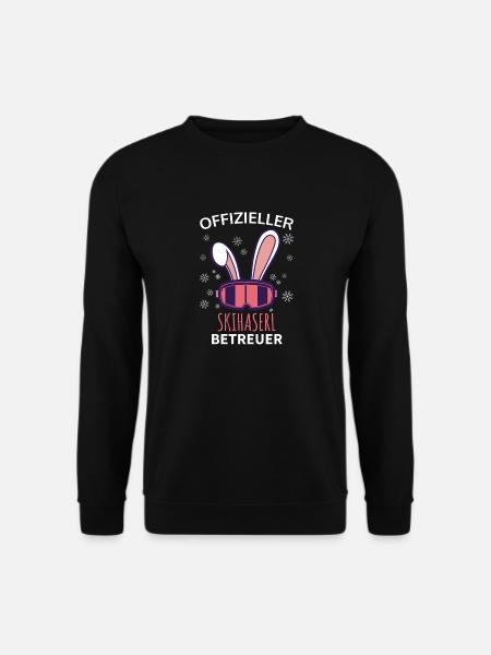 Offizieller Skihaserl Betreuer Skilehrer Skifahrer - Unisex Pullover - Schwarz