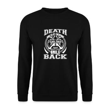 Sailor Sailor Smile Back - Unisex Pullover - Schwarz - Vorne - Alina (178cm) & Michal (187cm)