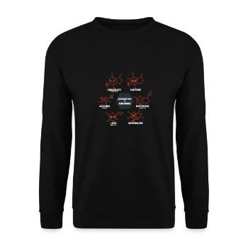 Amazing Chemistry - Unisex Sweatshirt - black - Front - Alina (178cm) & Michal (187cm)