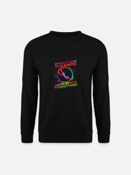Rhönrad Therapie Turnen Gymnastik Rhönradturner - Unisex Pullover - Schwarz