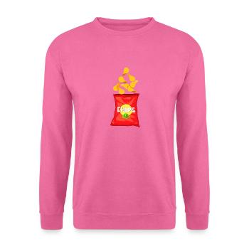 Chips de pommes de terre le jour du match - Sweat-shirt Unisexe - rose - Devant