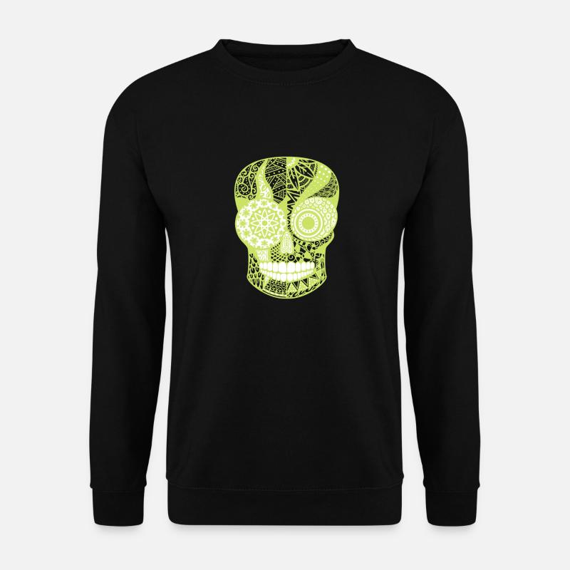 Neon Skull - Unisex Sweatshirt - black