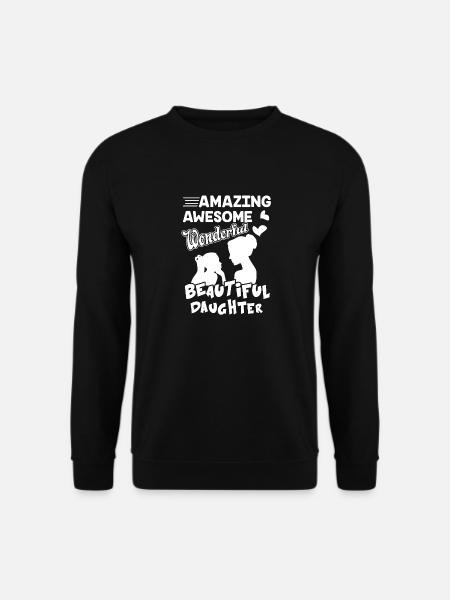 Tochter Awesome Wonderful Daughter - Unisex Pullover - Schwarz
