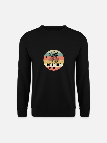 Lesen ist cool - Unisex Pullover - Schwarz