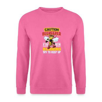 Attention beekeepers - Unisex Sweatshirt - pink - Front