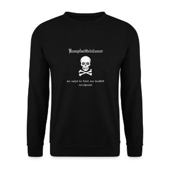 Sprengmeister Kampmittelräumer der Bundeswehr - Unisex Pullover - Schwarz - Vorne - Alina (178cm) & Michal (187cm)