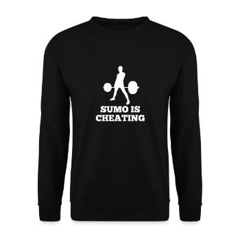 Sumo is triche Deadlift Powerlifting KDK - Sweat-shirt Unisexe - noir - Devant - Alina (178cm) & Michal (187cm)