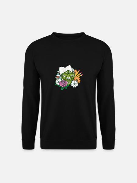 Dice fantasy fantasy gamer gift - Unisex Sweatshirt - black