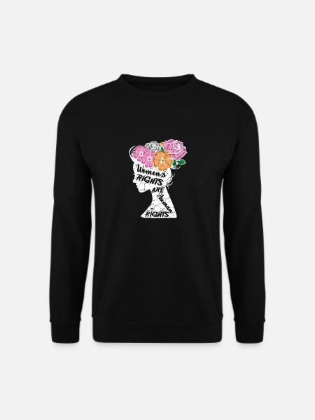 Women's rights are human rights - Unisex Sweatshirt - black