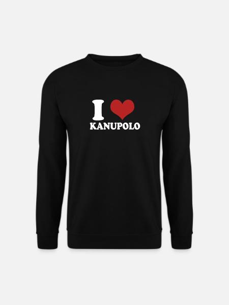 Ich liebe Kanupolo - Unisex Pullover - Schwarz