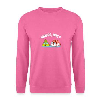 Wassa, bae? Couples and foodie gift - Unisex Sweatshirt - pink - Front