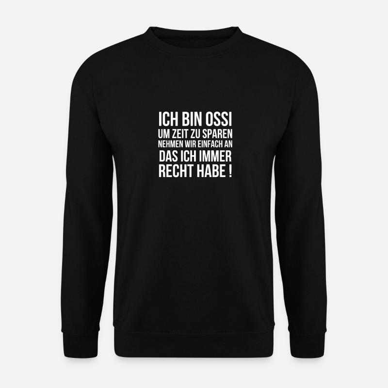 Ossi - Unisex Pullover - Schwarz