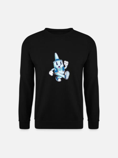 Nasenspray verstopfte Nase Nasal Witzig Junkie - Unisex Pullover - Schwarz