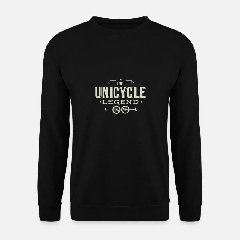 Monocycle légende monocycle drôle - Sweat-shirt Unisexe - noir
