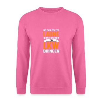 Trucker - Unisex Pullover - Pink - Vorne